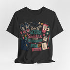 Nurse Life Tee - "Scrubs, Snacks & Determination" Graphic Shirt for Healthcare Workers