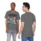 Dog Lover Nurse T-Shirt — "Feral After Shift, Soft for My Dog" Cute Veterinary Nurse Tee
