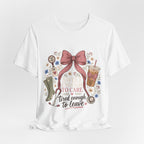 "Sweet Enough to Care, Tired Enough to Leave" — Feminine Nurse T-Shirt