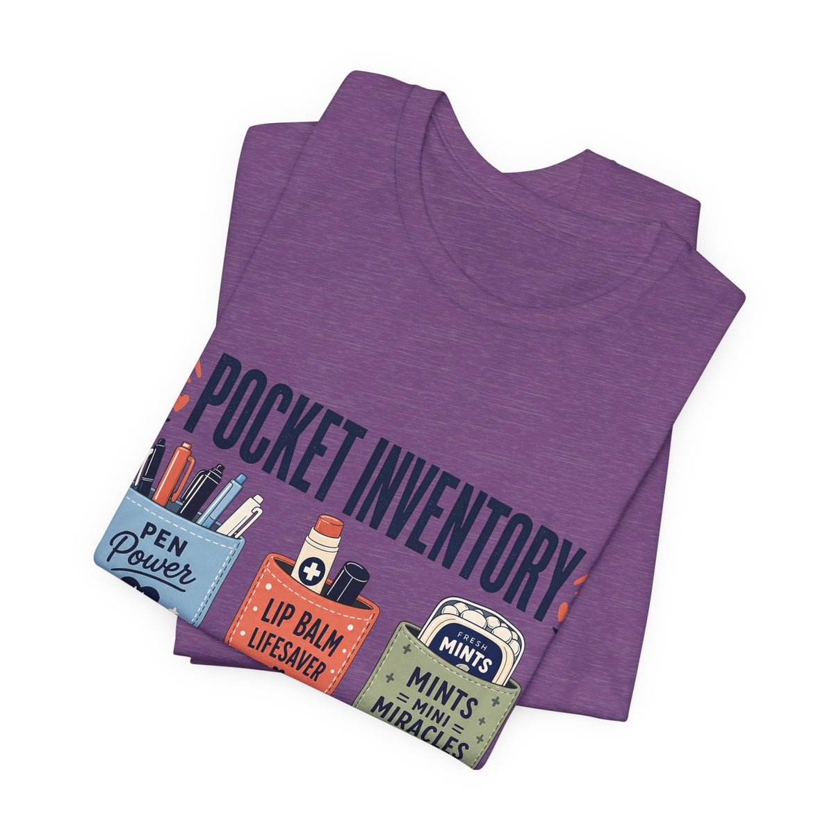 "Pocket Inventory" — Clever Scrub Pocket Nurse T-Shirt