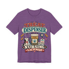 Treat Dispenser Nursing License Tee — Nurse Dog Mom T-Shirt