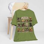 Tiny Paws Huge Personality Puppy Tee — Cute Dog Breed Collage T-Shirt