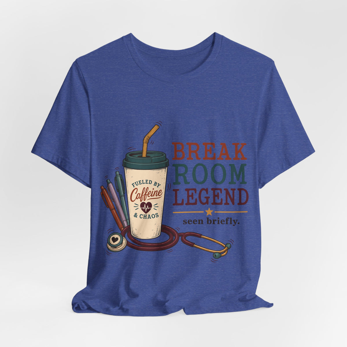 "Break Room Legend" Nurse T-Shirt — Funny Nurse Graphic Tee