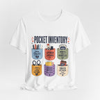 "Pocket Inventory" — Clever Scrub Pocket Nurse T-Shirt