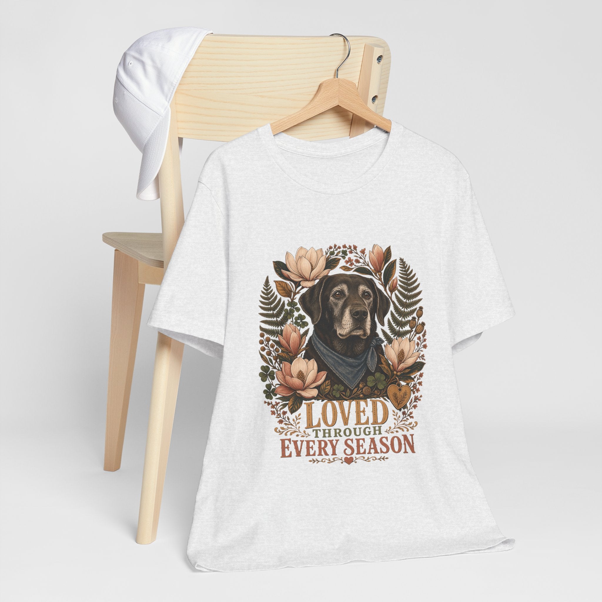 "Loved Through Every Season" Senior Dog T-Shirt — Sentimental Graphic Tee