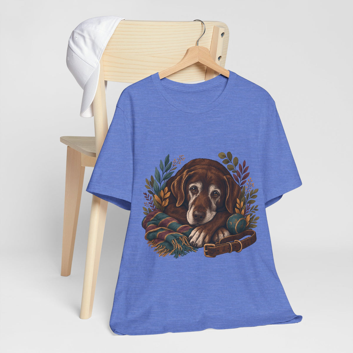 "Vintage Dog Portrait" T-Shirt — Sophisticated Senior Dog Graphic Tee