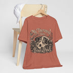Dog Lover T-Shirt — "My Therapist Has Four Paws" Graphic Tee