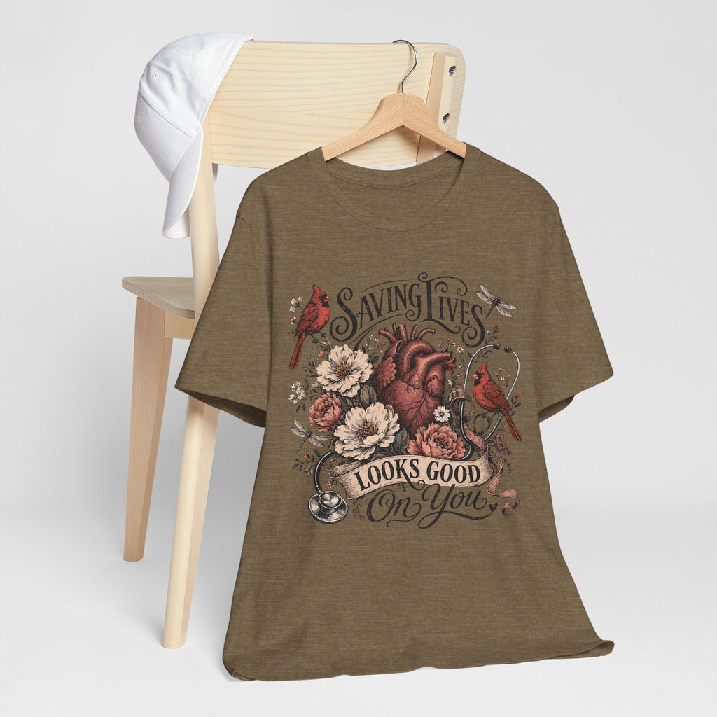 Saving Lives Looks Good On You Tee