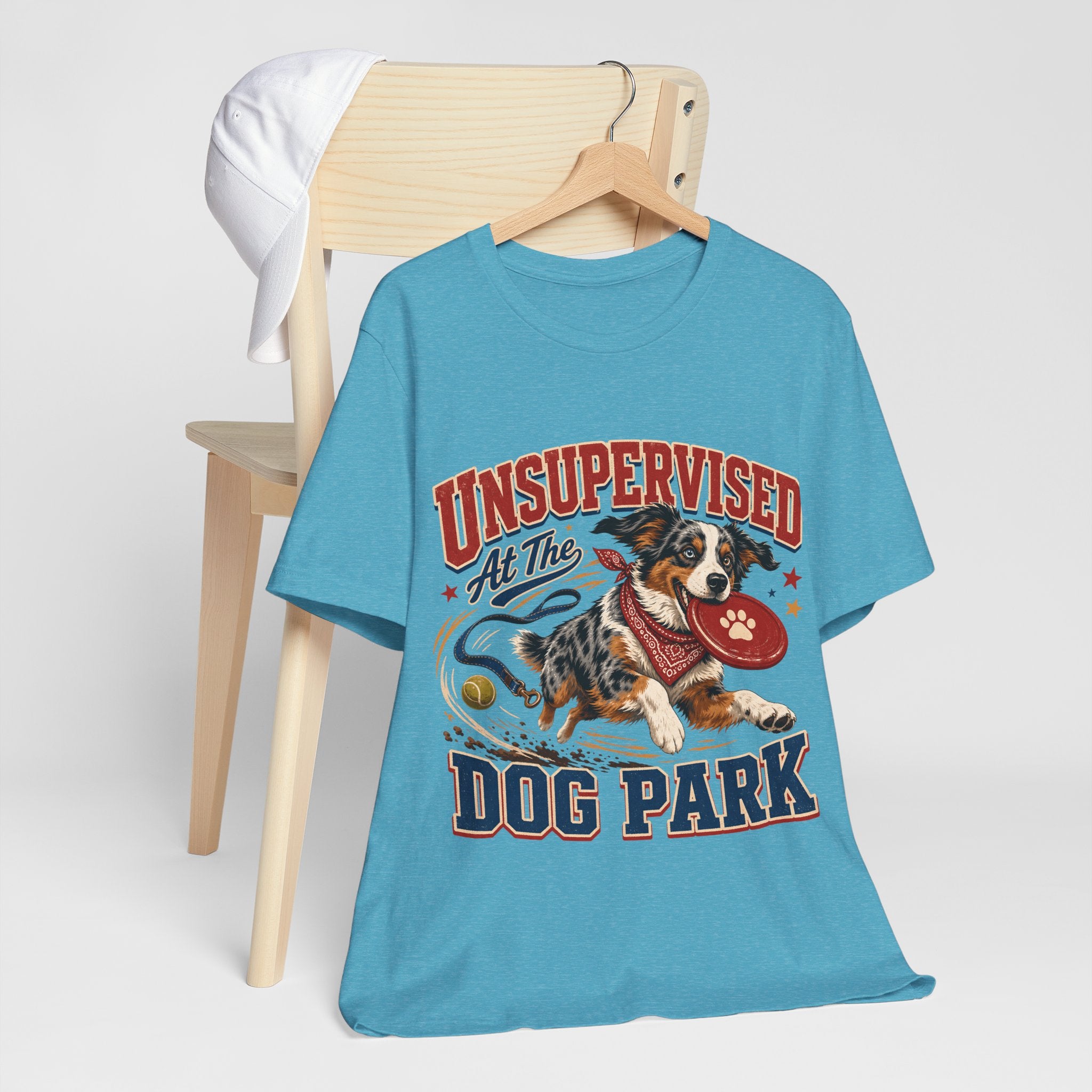 "Unsupervised At The Dog Park" Dog Lover T-Shirt — Funny Dog Graphic Tee