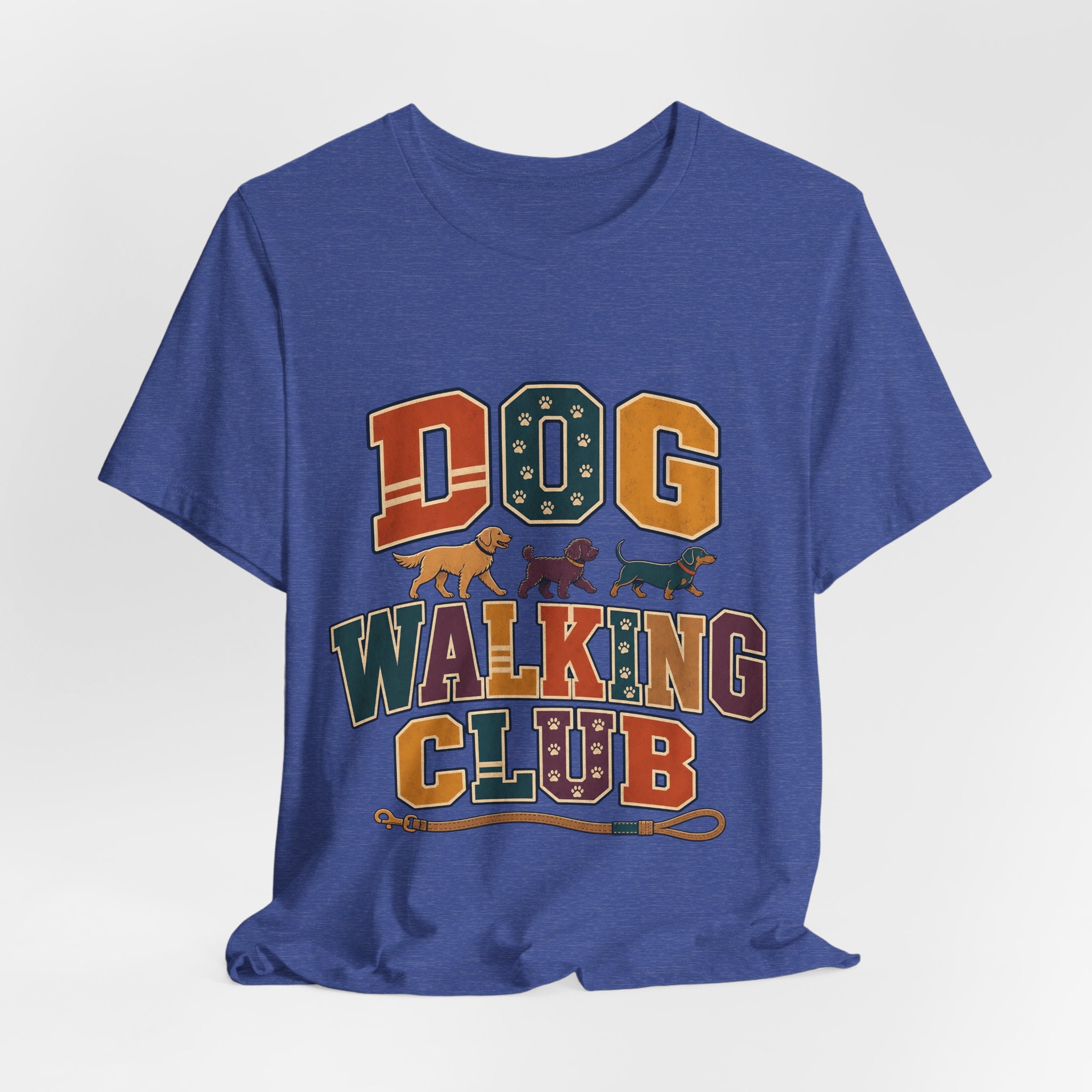 "Dog Walking Club" Dog Lover T-Shirt — Retro Graphic Tee