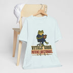 "Vitals Good, Patience Questionable." Nurse T-Shirt — Funny Nurse Graphic Tee