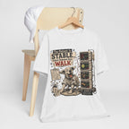 Dog Vet T-Shirt – “The Patient Is Stable… Unless Someone Says WALK” Veterinary Nurse Tee