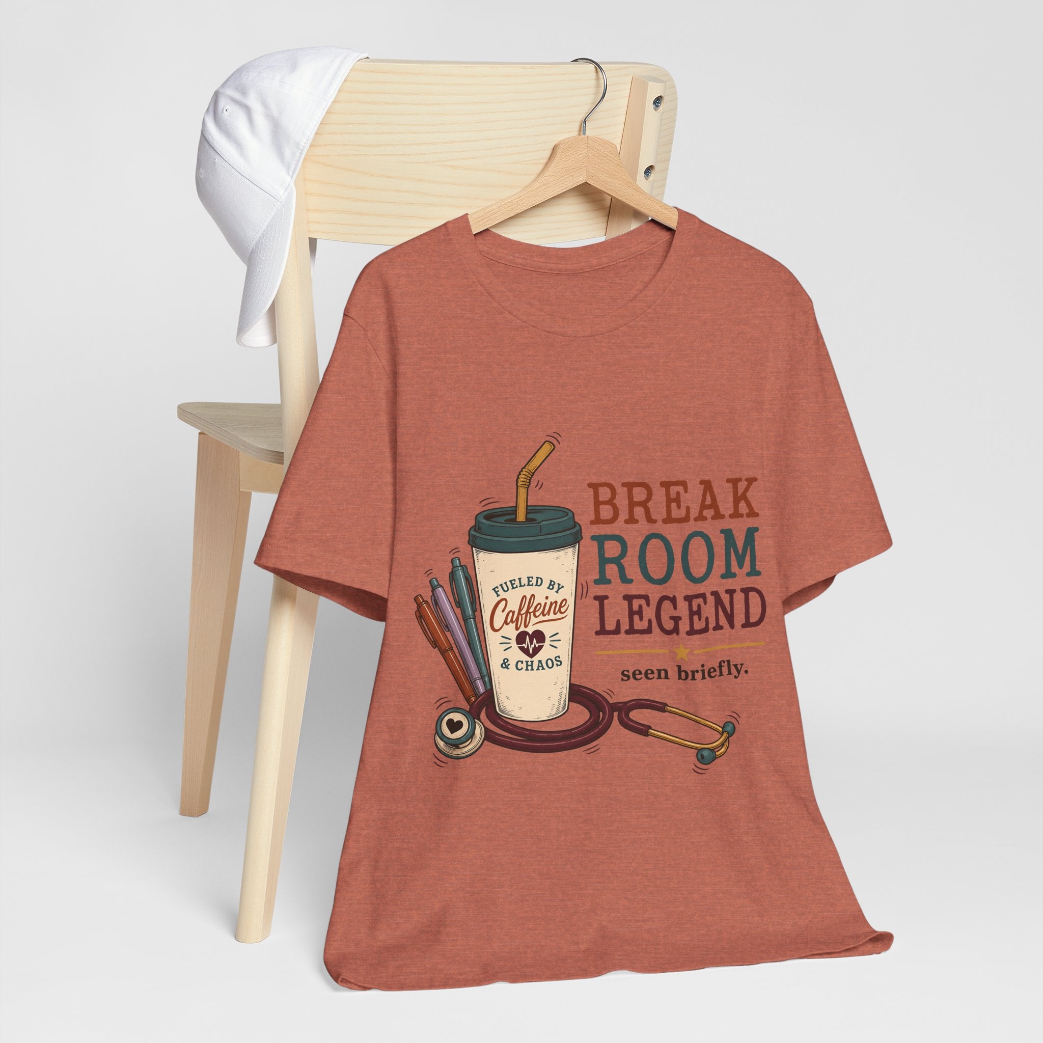 "Break Room Legend" Nurse T-Shirt — Funny Nurse Graphic Tee