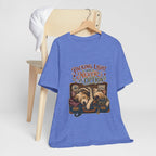 "Packing Light Was Never An Option" T-Shirt — Whimsical Travel Dog Graphic Tee