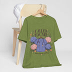 "Called To Care" Nurse T-Shirt — Floral Scrubs Nurse Graphic Tee