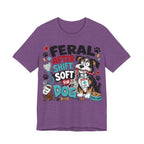 Dog Lover Nurse T-Shirt — "Feral After Shift, Soft for My Dog" Cute Veterinary Nurse Tee