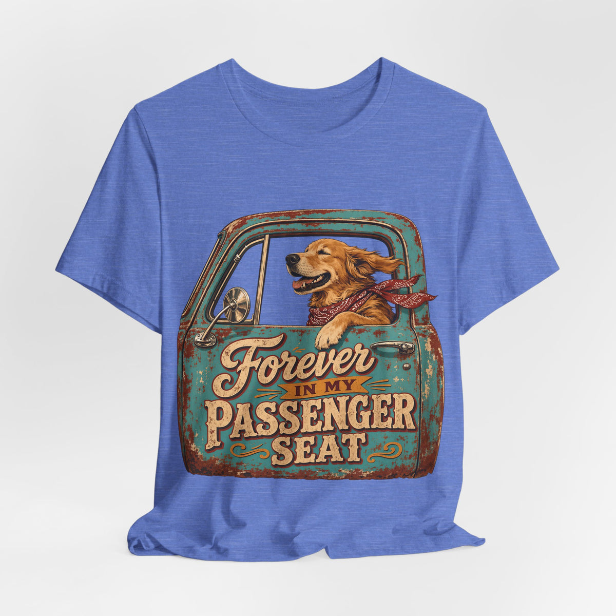 "Forever In My Passenger Seat" Dog Lover T-Shirt — Road Trip Graphic Tee