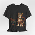"Leash Tangled, Heart Full" Dog Lover T-Shirt — Dog Mom Graphic Tee