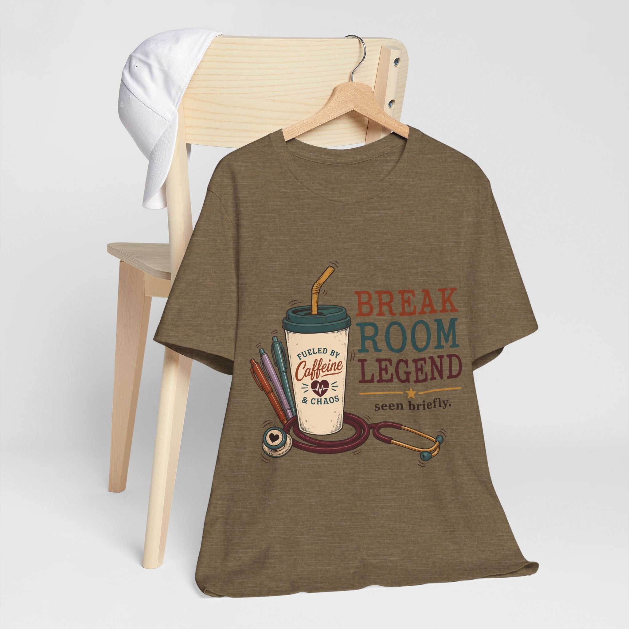 "Break Room Legend" Nurse T-Shirt — Funny Nurse Graphic Tee
