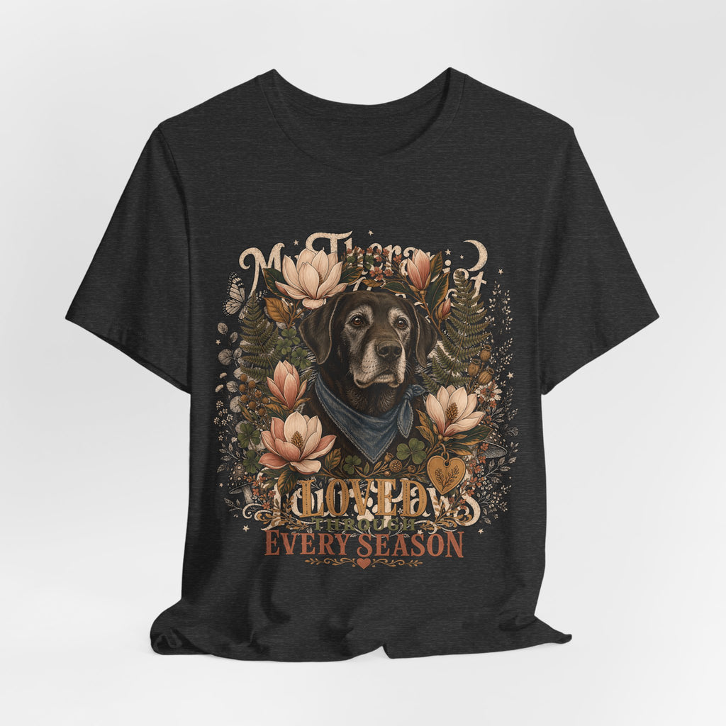 "Loved Through Every Season" Senior Dog T-Shirt — Sentimental Graphic Tee