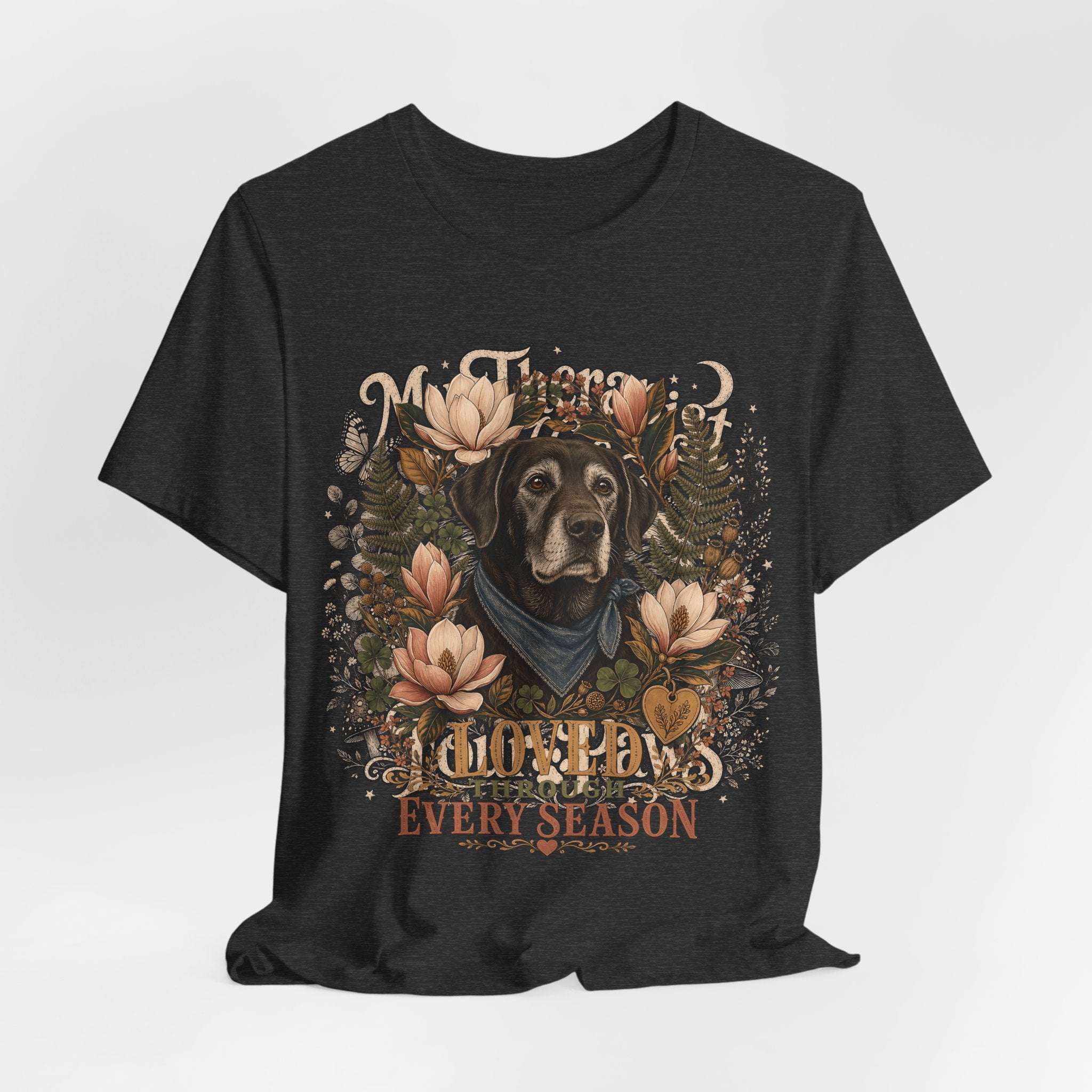 "Loved Through Every Season" Senior Dog T-Shirt — Sentimental Graphic Tee