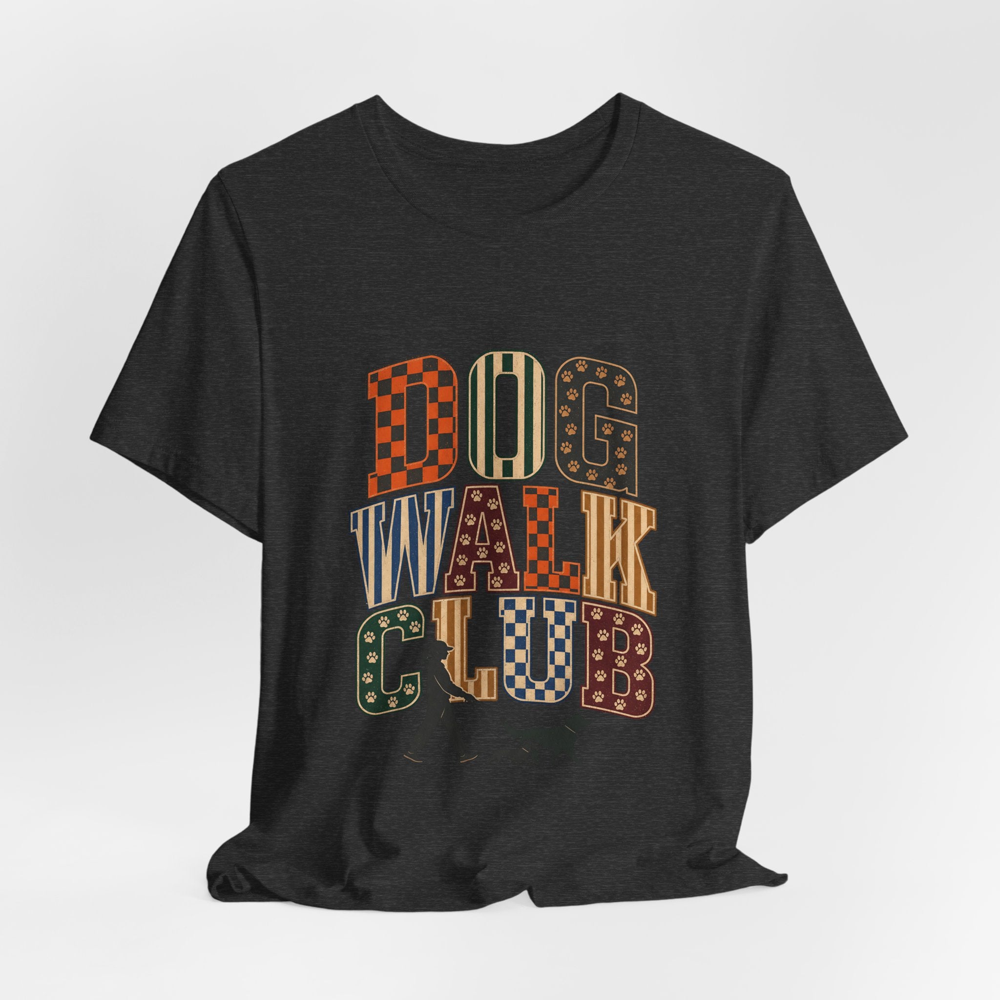 "Dog Walk Club" T-Shirt — Retro Dog Walker Graphic Tee