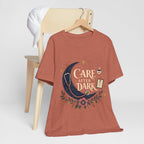 "Care After Dark" Night Shift Nurse T-Shirt — Celestial Nurse Graphic Tee
