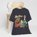 "Med Pass With A Side Of Sass" Nurse T-Shirt — Funny Nurse Graphic Tee