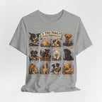 Tiny Paws Huge Personality Puppy Tee — Cute Dog Breed Collage T-Shirt