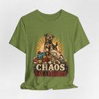 "Chaos Has a Favorite" — Funny Feral Terrier Dog Mom T-Shirt