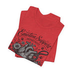 Emotion Support Department Tee — Anatomical Heart Floral Graphic Shirt