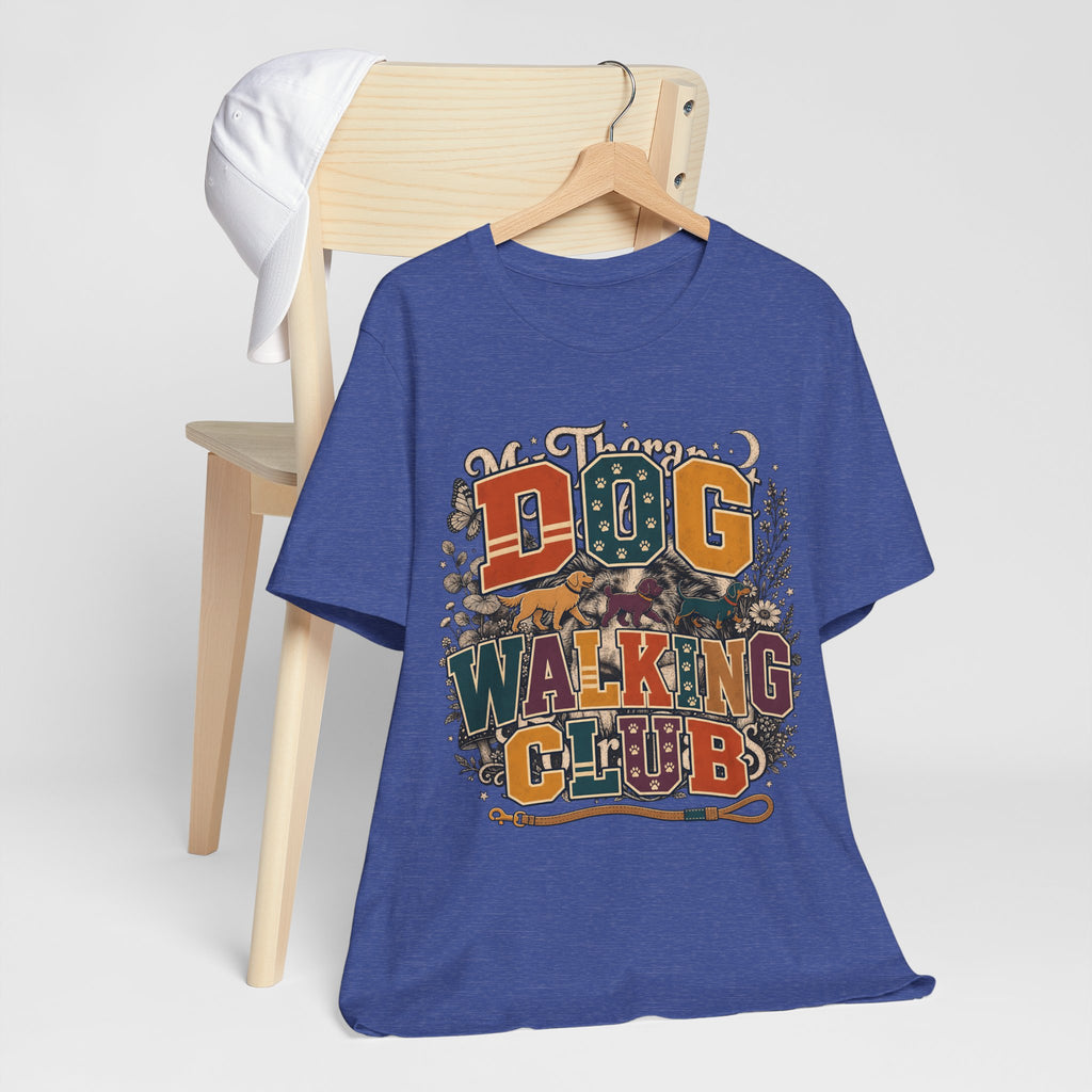 "Dog Walking Club" Dog Lover T-Shirt — Retro Graphic Tee