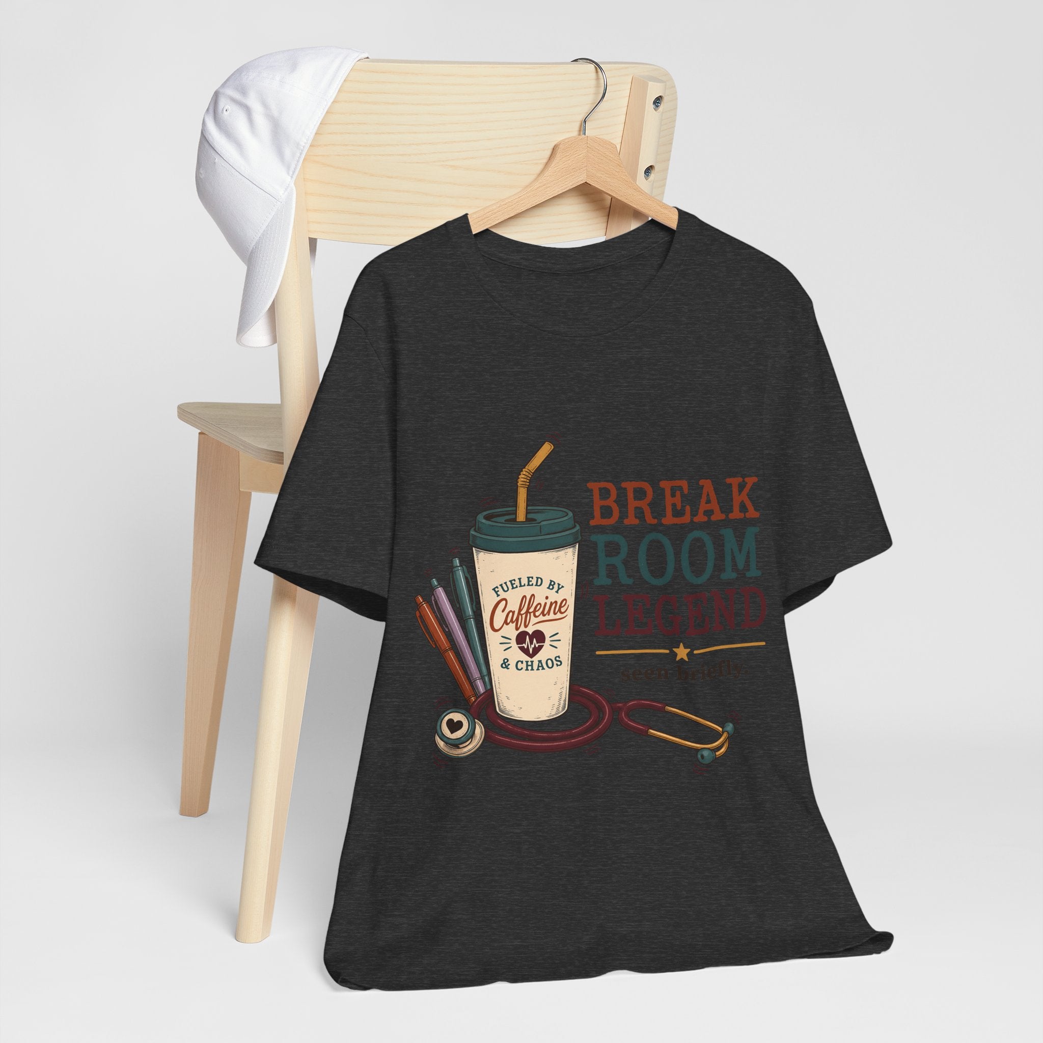 "Break Room Legend" Nurse T-Shirt — Funny Nurse Graphic Tee