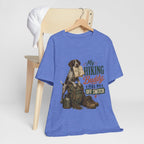 "My Hiking Buddy Has No Off Switch" Dog Lover T-Shirt — Hiking Dog Graphic Tee