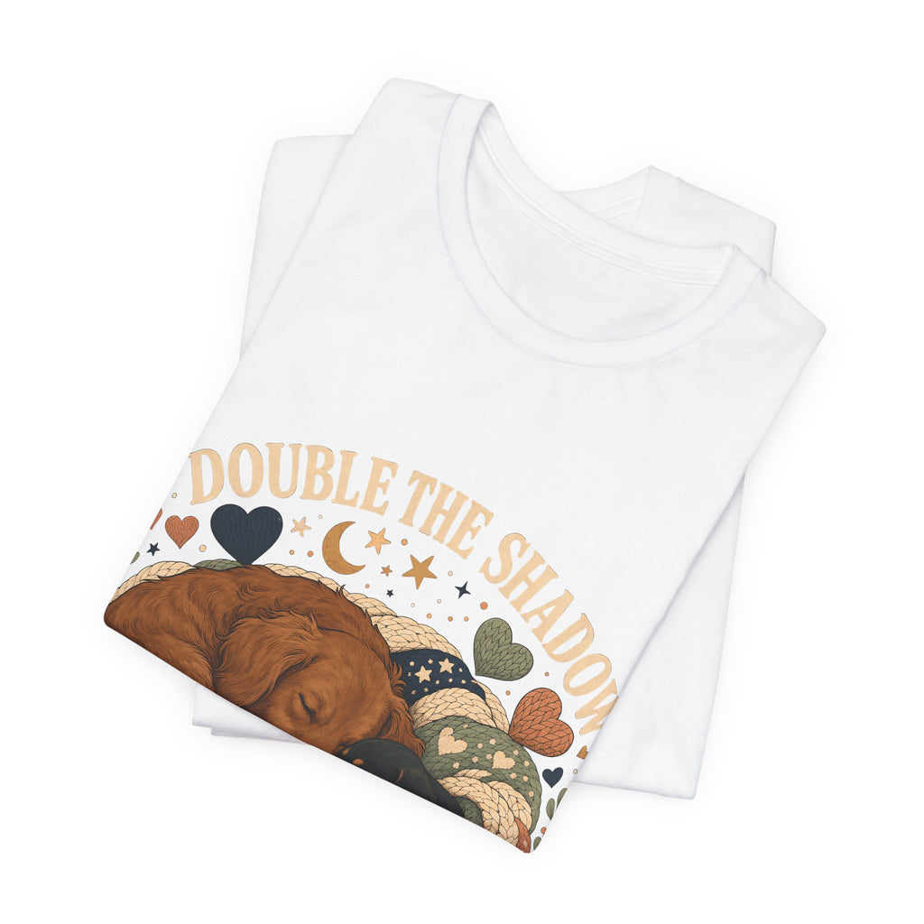 "Double the Shadow" — Cozy Multi Dog Mom T-Shirt