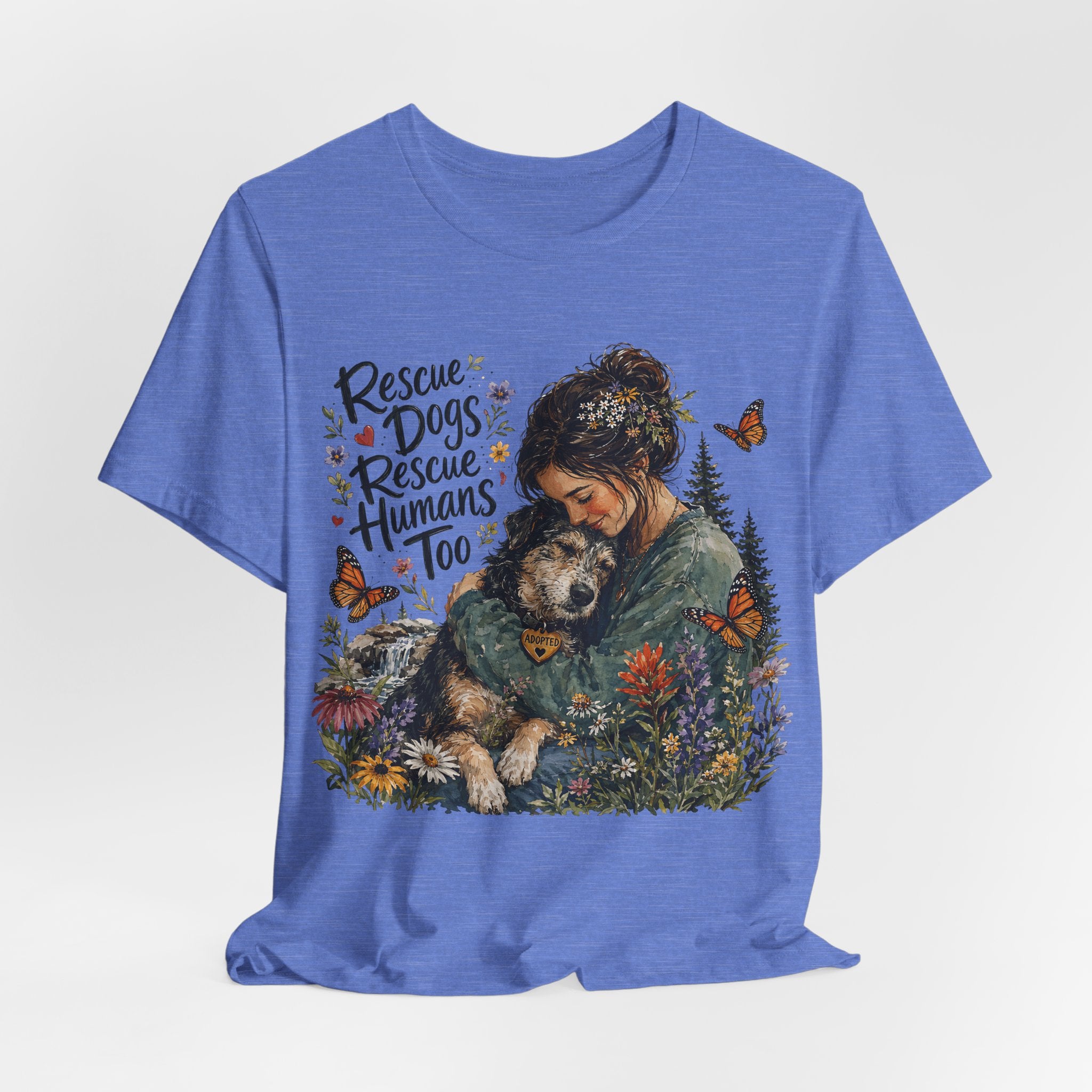 Rescue Dogs Rescue Humans Too T-Shirt