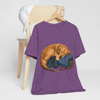"Sentimental Nurse Dog Lover" T-Shirt — Charming Golden Retriever Graphic Tee