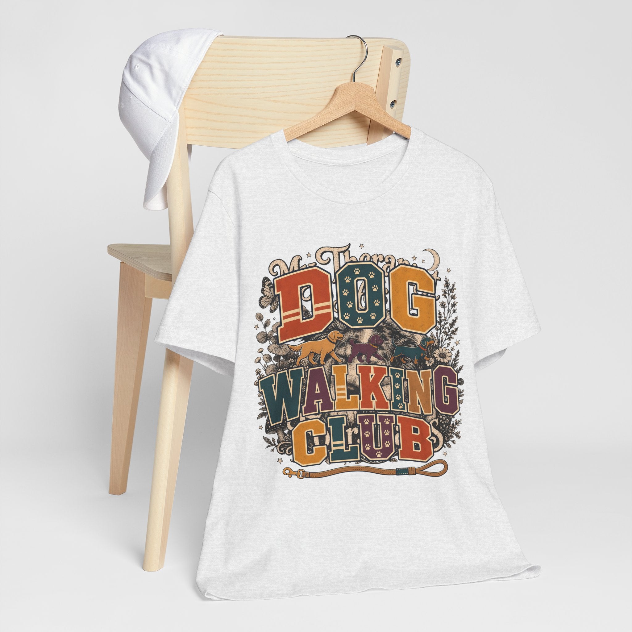 "Dog Walking Club" Dog Lover T-Shirt — Retro Graphic Tee