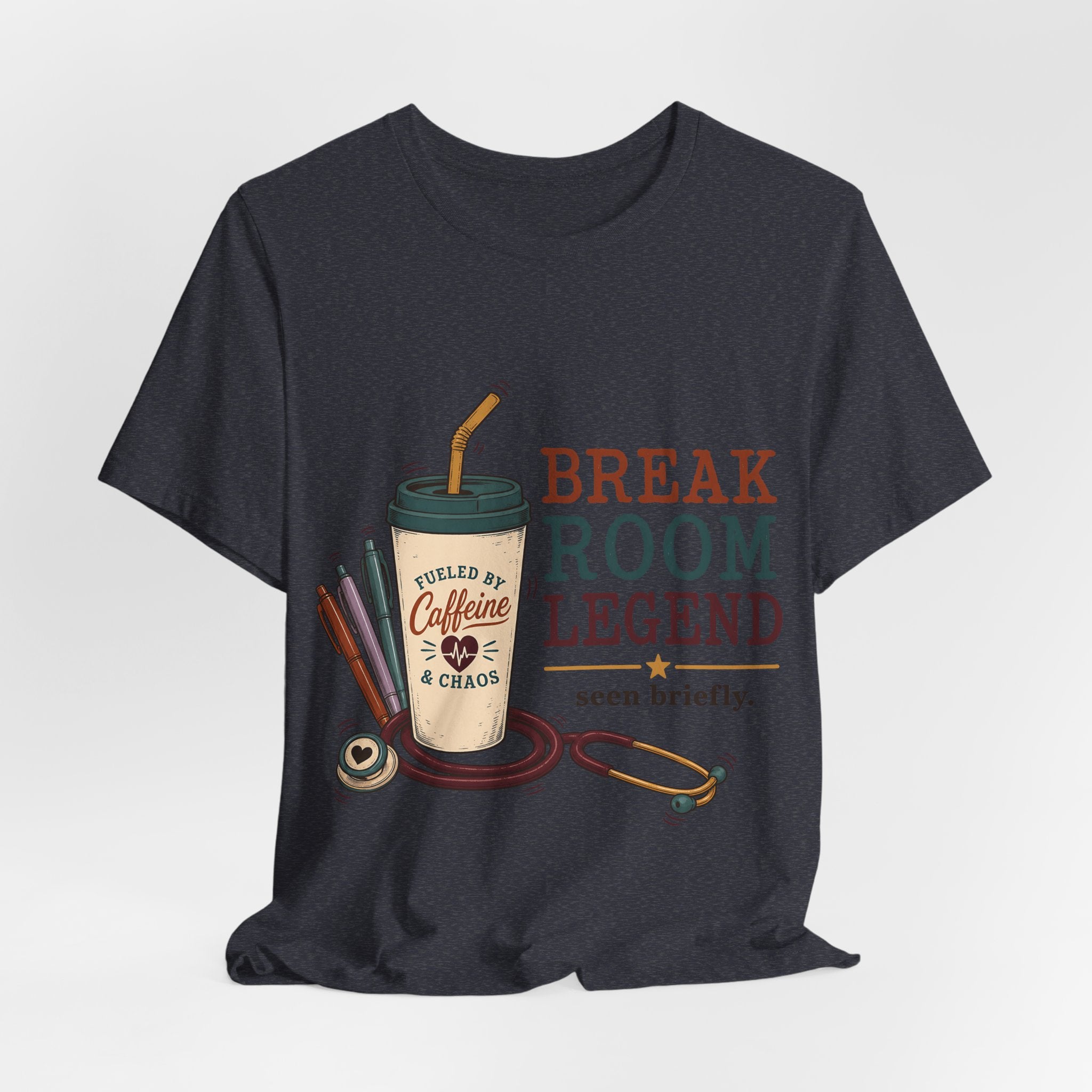 "Break Room Legend" Nurse T-Shirt — Funny Nurse Graphic Tee