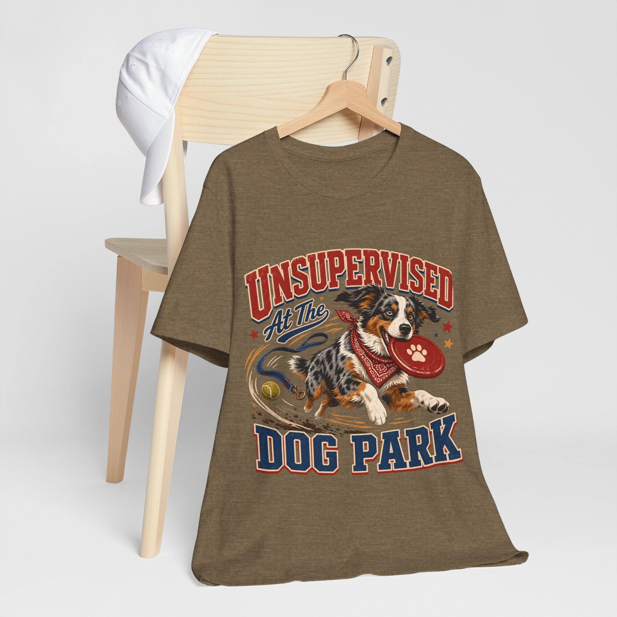"Unsupervised At The Dog Park" Dog Lover T-Shirt — Funny Dog Graphic Tee