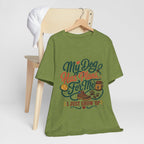"My Dog Has Plans For Me" T-Shirt — Trendy Dog Parent Graphic Tee