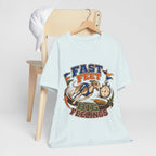 "Fast Feet Big Feelings" T-Shirt — Sporty Vintage Whippet Graphic Tee