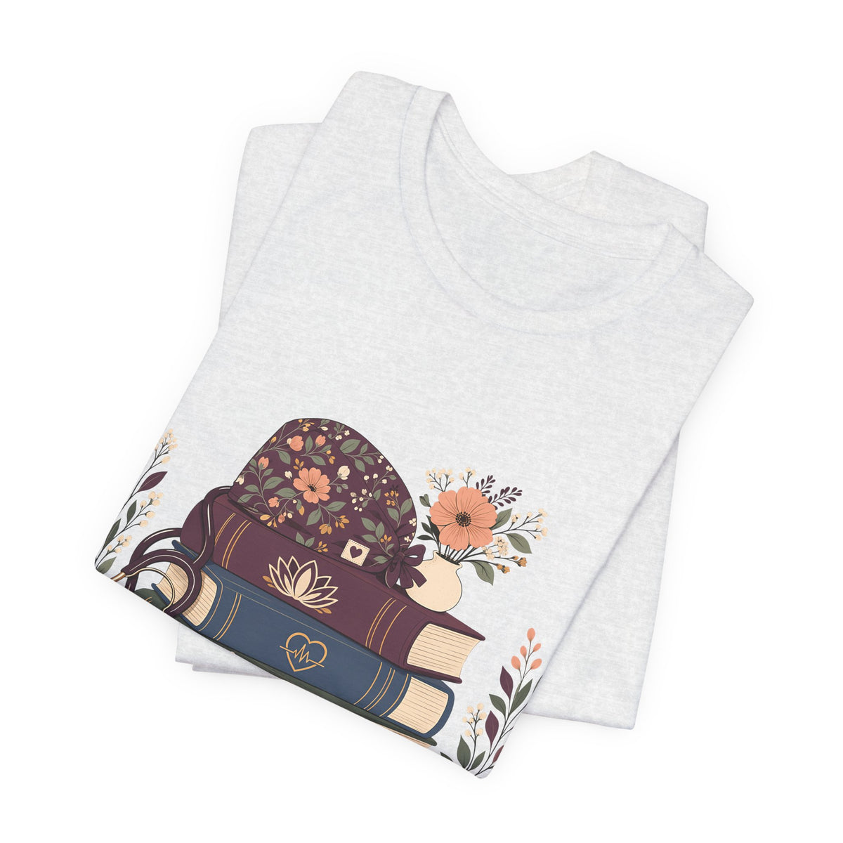 "Still Learning. Still Caring." — Bookish Nurse T-Shirt