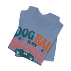 Dog Hair Is My Second Uniform T-Shirt – Funny Vet/Nurse Pet Lover Tee