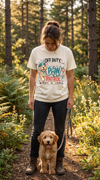Off Duty Still On Paw Patrol T-Shirt — Cute Dog Rescue Squad Tee