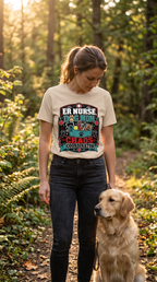 ER Nurse Dog Mom T-Shirt — "Chaos Coordinator" Graphic Tee