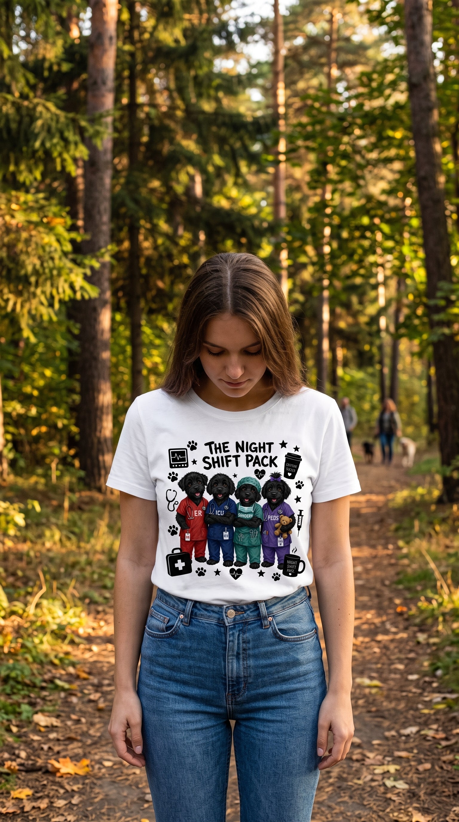 Night Shift Pack Nurses T-Shirt — Cute Team Scrubs Design for Healthcare Workers