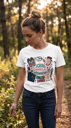 Nurse Life Tee - "Scrubs, Snacks & Determination" Graphic Shirt for Healthcare Workers