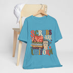 "Scrubs Are My Uniform" Retro Nurse T-Shirt — Funny Nurse Graphic Tee