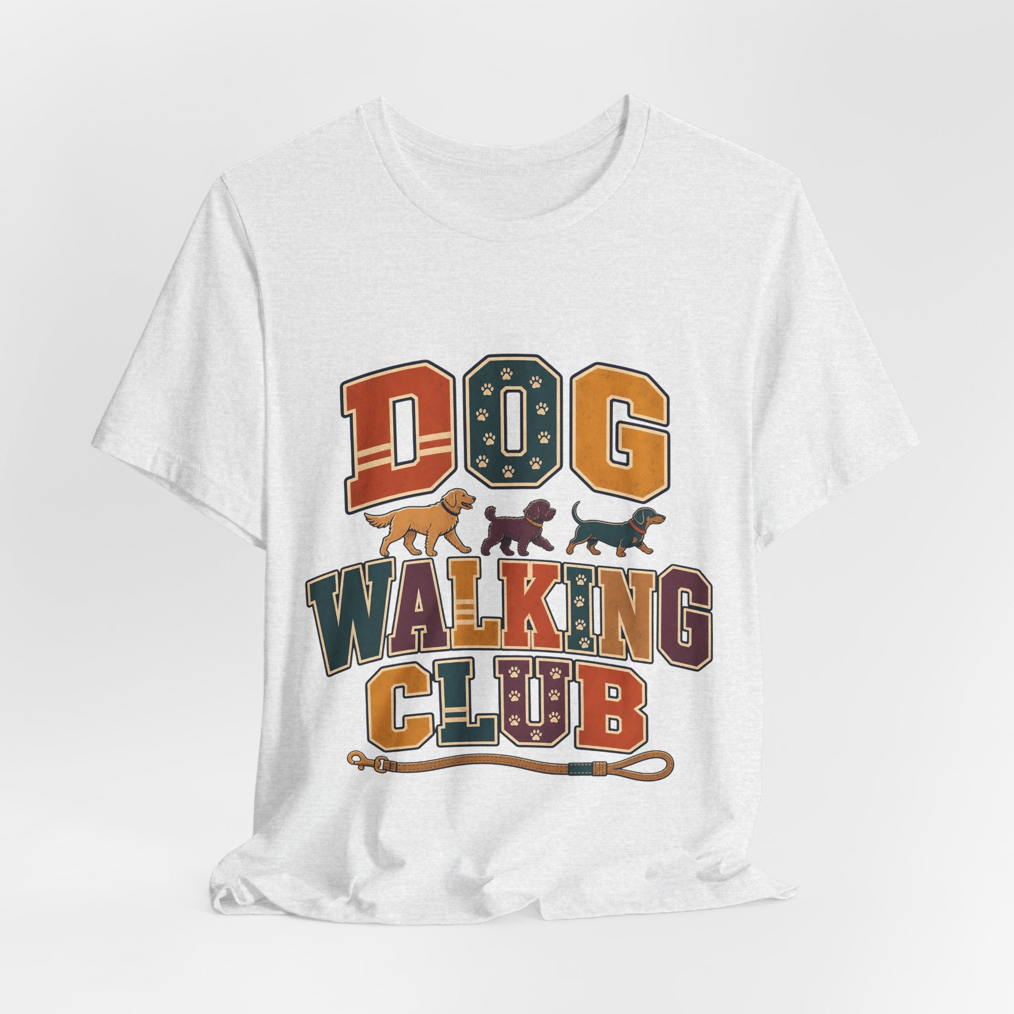 "Dog Walking Club" Dog Lover T-Shirt — Retro Graphic Tee